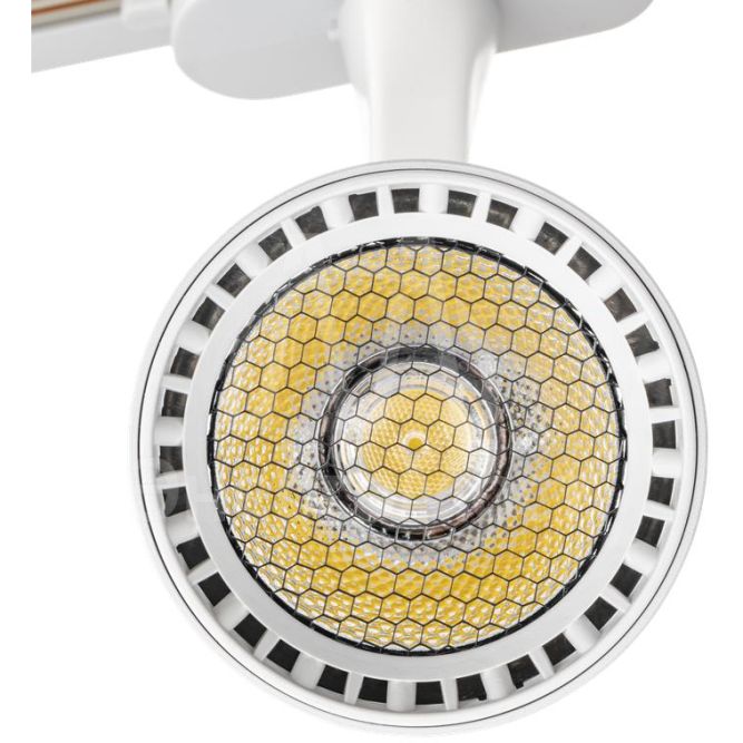 Светильник трековый светодиодный ARTLINE поворотный 75х75х115мм 20В 1700Лм 4000К 230В алюм. 9кв.м бел. Ritter 59733 3