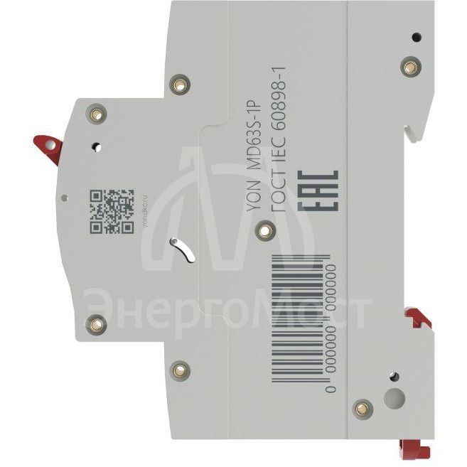 Выключатель автоматический модульный 1п C 40А 4.5кА YON max MD63S YON MD63S-1PC40