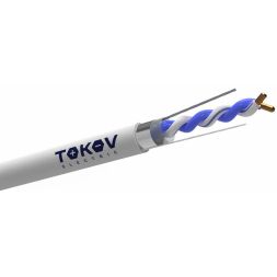 Кабель витая пара F/UTP 1х2х24AWG кат.5E PVC indoor 305м (м) TOKOV ELECTRIC TKE-C06-F12-5E-305-PVC