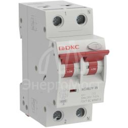 Выключатель автоматический дифференциального тока 2п (1P+N) C 63А 30мА тип A 6кА MDR63N YON MDR63N-1N2C63-A