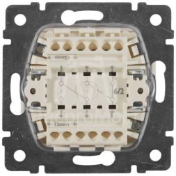 Механизм переключателя на 2 направления 2-кл. СП Valena 10А IP31 250В сл. кость Leg 774308