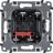 Механизм выключателя 2-кл. СП Valena Allure 10А IP20 250В с лиц. панелью безвинт. зажимы сл. кость Leg 752805