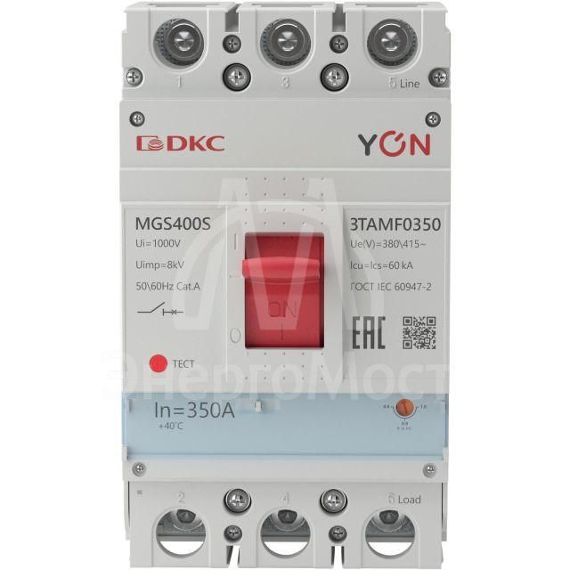 Выключатель автоматический MGS400 3P 280-350A 60kA YON MGS400S-3TAMF0350