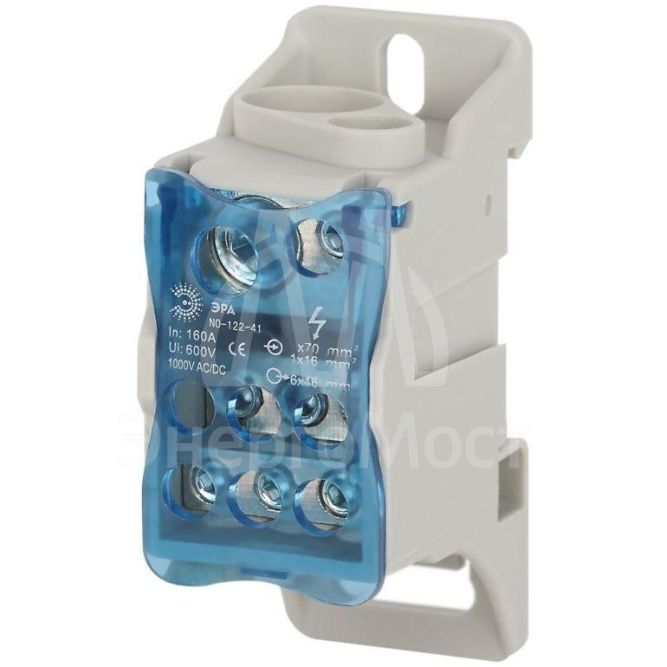 Блок распределительный на DIN-рейку NO-122-39 РБД-80А Эра Б0051113