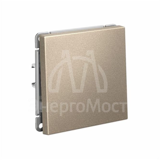 Выключатель 1-кл. ArtGallery 10AX быстрозажим. клем. механизм шампань SE GAL000511S