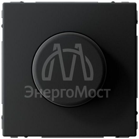 Светорегулятор поворотно-нажимной (диммер) ArtGallery LED RC 400Вт механизм карбон SE GAL001023