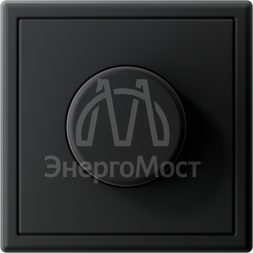 Светорегулятор поворотно-нажимной (диммер) ArtGallery LED RC 400Вт механизм карбон SE GAL001023