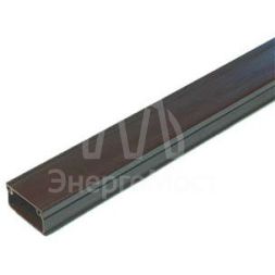 Кабель-канал 20х10 L2000 пластик с двойным замком венге УралПак КК-4820010-160