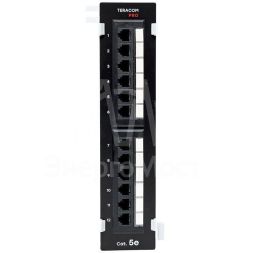 Патч-панель настенная кат.5E UTP неэкранир. 12 портов RJ45 Dual IDC TERACOM PRO EKF TRP-WPP-5EUTP-12