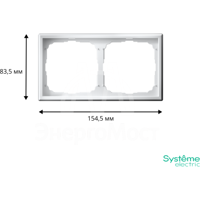 Рамка 2-м ArtGallery универс. лотос SE GAL001302