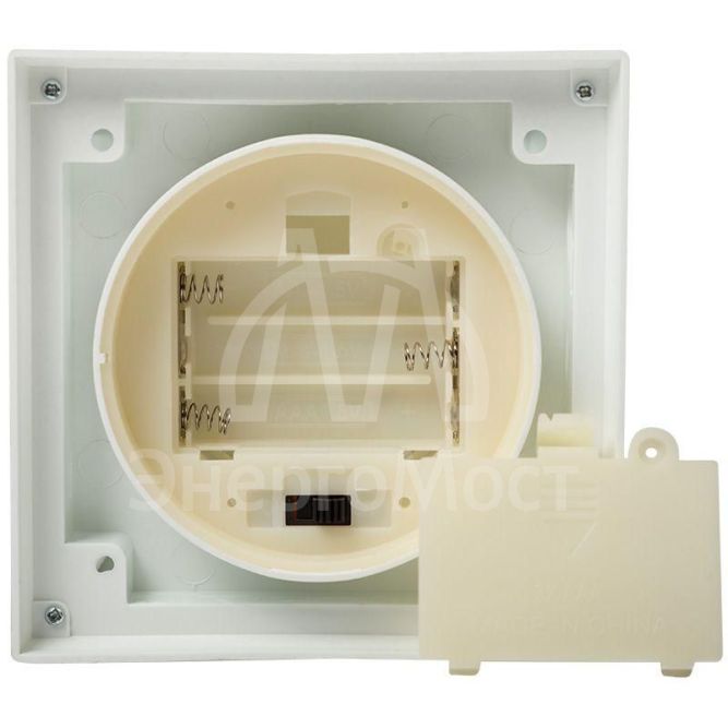 Фонарь декоративный со свечкой бел. корпус 10.5х10.5х24см тепл. бел. Neon-Night 513-052