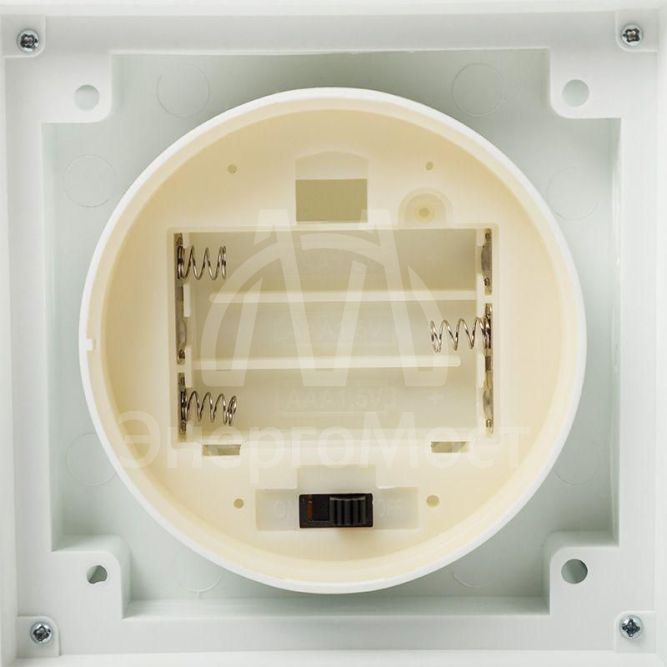 Фонарь декоративный со свечкой бел. корпус 10.5х10.5х24см тепл. бел. Neon-Night 513-052