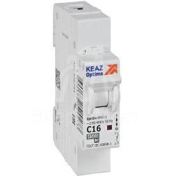 Выключатель автоматический модульный OptiDin BM63-1C16-4.5-УХЛ3 КЭАЗ 326794