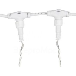 Гирлянда Дождь &amp;quot;ПЛЕЙ-ЛАЙТ&amp;quot; 2х1.5м 192LED 12Вт 220В IP44 бел. прозр. провод NEON-NIGHT 235-305-6