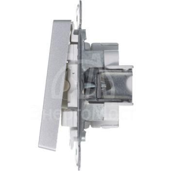 Механизм переключателя перекрестного 1-кл. СП AtlasDesign 10А IP20 (сх. 7) 10AX алюм. SchE ATN000371