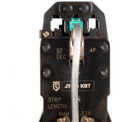 Кримпер многофункциональный с 3-мя смен. модулями для обжима RJ-45 RJ-12 RJ-11 КВТ 79759