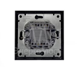 Выключатель 2-кл. СП Бриллиант 10А IP20 в сборе графит Universal 7947403-Gr