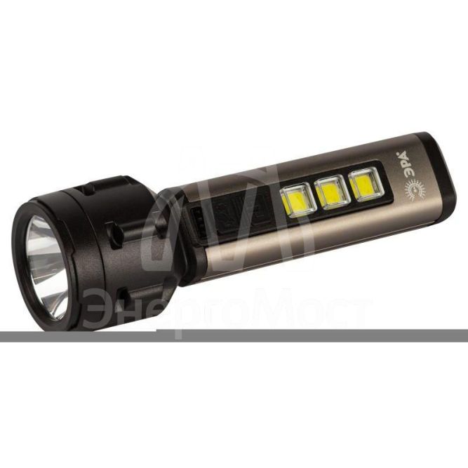 Фонарь светодиодный аккумуляторный UA-601 &amp;quot;Прометей&amp;quot; 5Вт ручной 2режима Li 800мАч IP40 Эра Б0058228