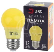 Лампа светодиодная ERAYL50-E27 A50 3Вт груша желт. E27 13SMD для белт-лайт ЭРА Б0049581