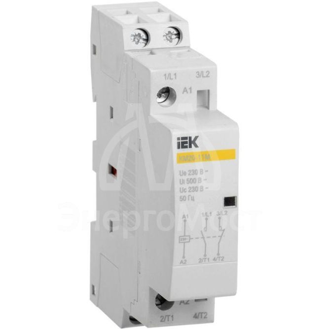 Контактор модульный КМ20-11М AC IEK MKK11-20-11