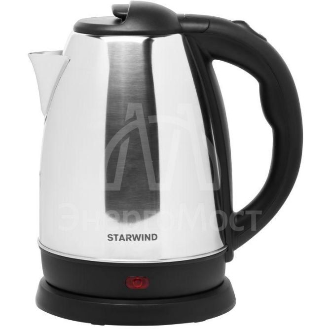 Чайник 1.8л. 1500Вт (нерж. сталь/пластик) серебр./черн. SKS1053 STARWIND 1507361
