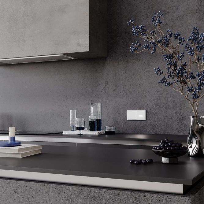 Рамка 2-м S70 пластик. бел. матов. Voltum VLS100202