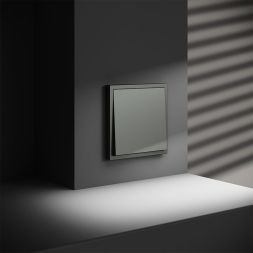 Выключатель 1-кл. СП S70 10А с самовозвратом механизм титан Voltum VLS010606