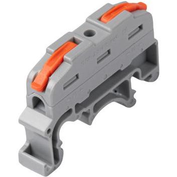 Клемма монтажная СМК PTC-1P 4211 DIN 450В 32А 0.08-2.5(4.0)кв.мм JazzWay 5073883