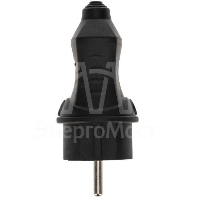 Вилка прямая влагозащ. 16А IP44 230В 2P+PE каучук PROCONNECT 111-001-4