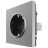 Розетка 1-мест. с/з ПБТ СП ZIMA IP20 16А безвинт. зажим сер. матов. LEZARD 704-7488-122BQC