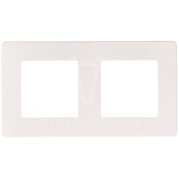 Рамка 2-м 12-5102-01 сатин бел. Эра Б0052509