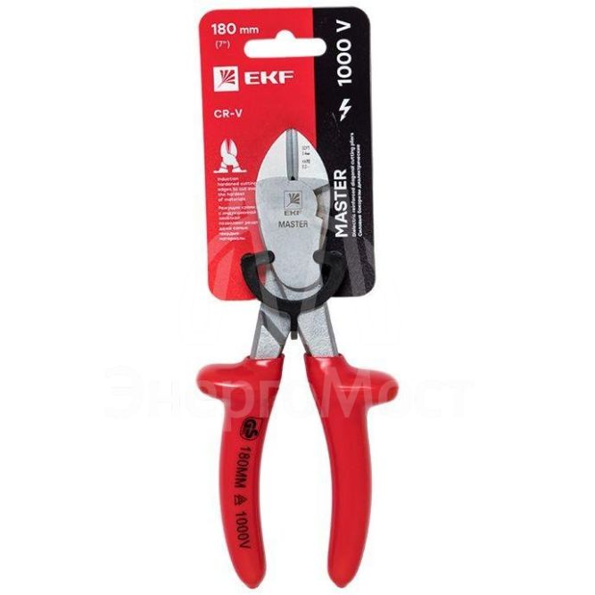 Бокорезы силовые 180мм Master 1000В Basic EKF sbo-180-mas-in