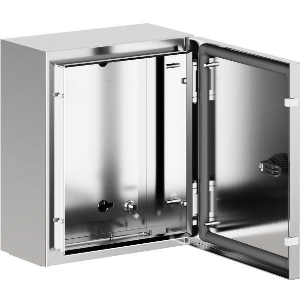 Корпус навесной STH с М/П из нержавеющей стали AISI304 300х250х150мм с фланцем DKC R5STH0391F-304