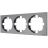 Рамка 3-м OSEN горизонт. квадрат сер. матов.LEZARD 743-7400-148