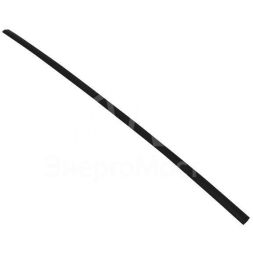 Трубка термоусадочная ТУТк клеевая нг 24/6 черн. 1м (уп.10м) PROxima EKF tut4-k24-b