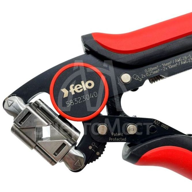 Пресс-клещи торцевые для опрессовки НШвИ поворотные Felo 58323040