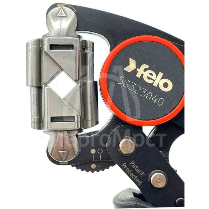 Пресс-клещи торцевые для опрессовки НШвИ поворотные Felo 58323040