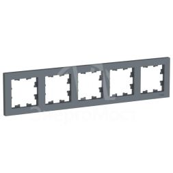 Рамка 5-м AtlasDesign универс. грифель SchE ATN000705