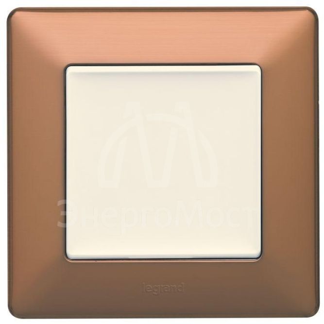 Панель лицевая Valena Life для 1-кл. выкл. сл. кость Leg 755001