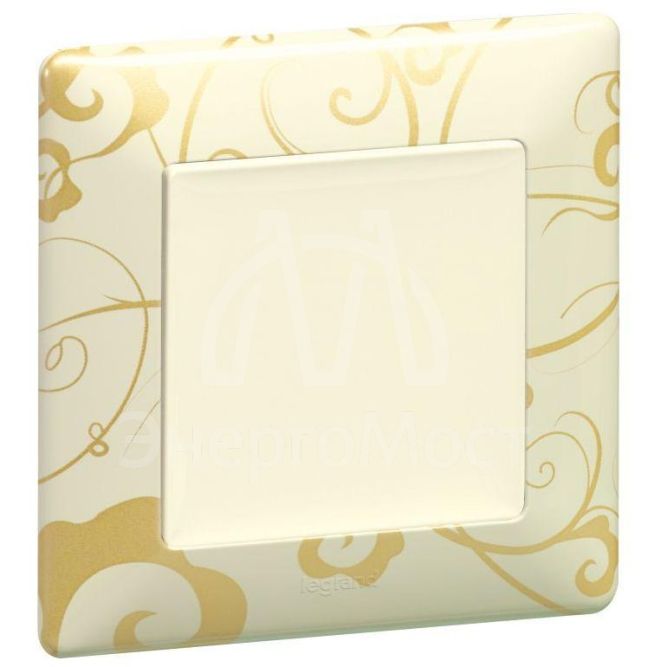 Панель лицевая Valena Life для 1-кл. выкл. сл. кость Leg 755001