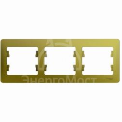 Рамка 3-м Glossa горизонт. фисташк. SchE GSL001003