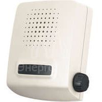 Звонок проводной Сверчок электрон. гонг регул. громкости 220В 80-90дБА бел. Тритон СВ-04Р