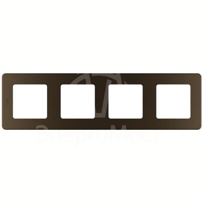 Рамка 4-м Inspiria бронз. Leg 673969