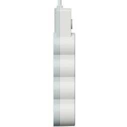 Удлинитель 3х3м с заземл. 10А IP20 USB 2800Вт 220В ПВС 3х1 с выкл. бел. КОСМОС YKsm3m3g-Z-VU10А-W