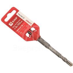 Бур по бетону SDS-plus 8х110мм 4 резца 4S спираль Expert EKF db-8-110-4x4