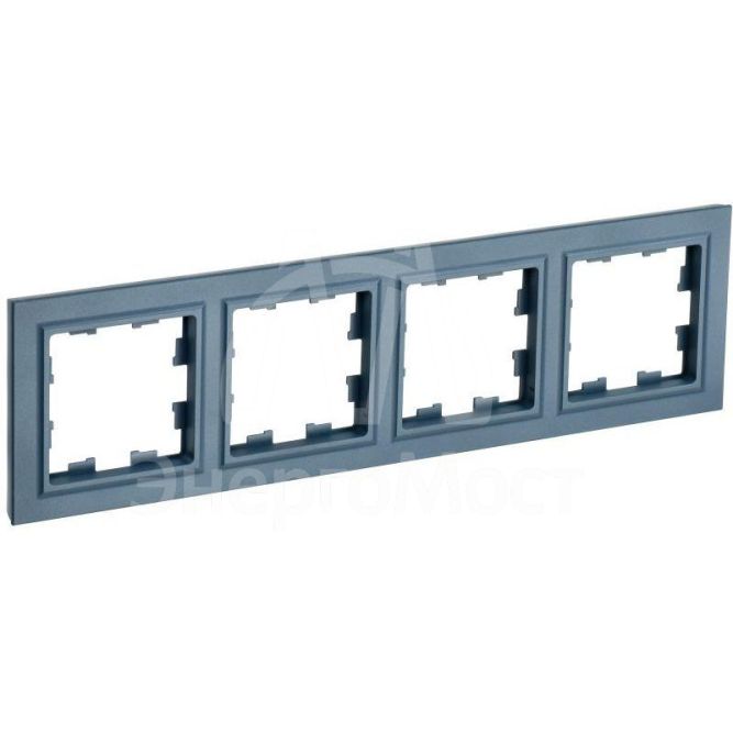Рамка 4-м BRITE РУ-4-БрМ маренго IEK BR-M42-K35