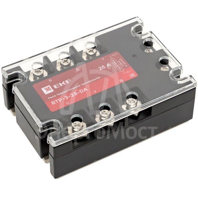 Реле твердотельное трехфазное RTP-25-DA PROxima EKF rtp-3-25-da