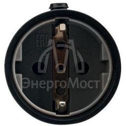 Розетка переносная влагозащ. с/з 16А IP20/44 каучук Rexant 111-005