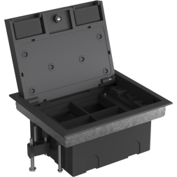 Люк MultiDesk MDK10 на 8мод. IP40 с монтажной коробкой для фальшпола SE MDK10108