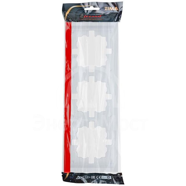 Рамка 3-мест. горизонт. ZIMA бел. LEZARD 704-0200-148